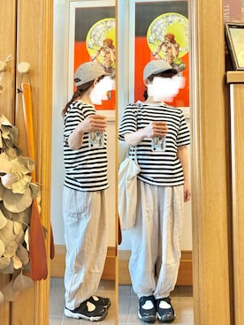 「SUN VALLEY（サンバレー）のアイテム」を使った、まっきさん（レディース・150cm）の夏コーディネート