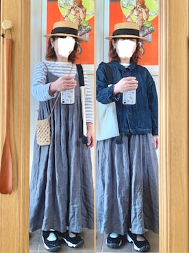 「SO（エスオー）のアイテム」を使った、まっきさん（レディース・149cm）の春コーディネート