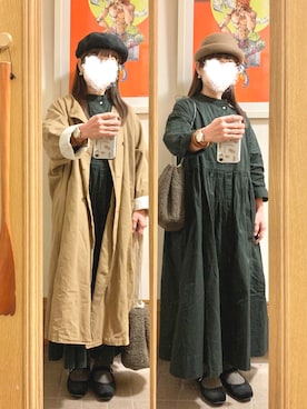 「SO（エスオー）のアイテム（ワンピース/ドレス）」を使った、まっきさん（レディース・149cm）の秋コーディネート