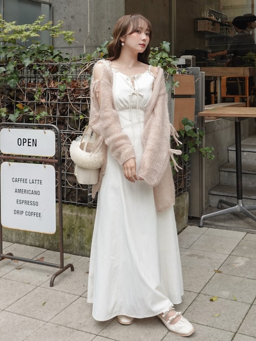 deicy 2way キッドモヘヤ　ニット 2wayキッドモヘヤシアーニット