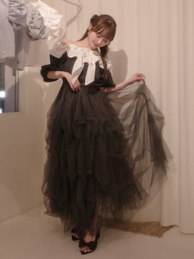 白濱楓雅🐚 fuchan_2003さん（レディース・158cm）の春コーディネート