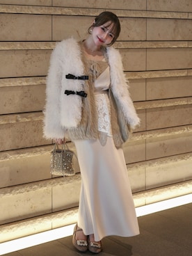 「アイテム（アンサンブル）」を使った、白濱楓雅 ( ふぅ )🍨さん（レディース・158cm）の秋コーディネート