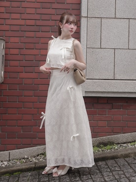 白濱楓雅🐚 fuchan_2003さん(レディース・158cm)の夏コーディネート