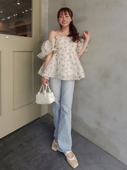 MVS L/BLU FLARE（デニムパンツ）｜MOUSSY（マウジー）の