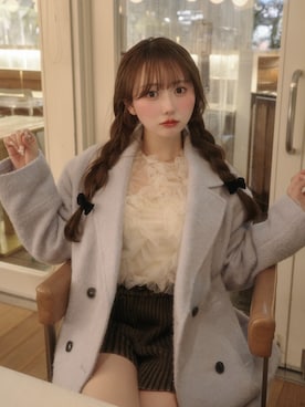 白濱楓雅🐚 fuchan_2003さん（レディース・158cm）の春コーディネート