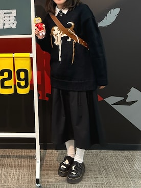 「idem（イデム）のアイテム」を使った、amiさん（レディース・154cm）の秋コーディネート