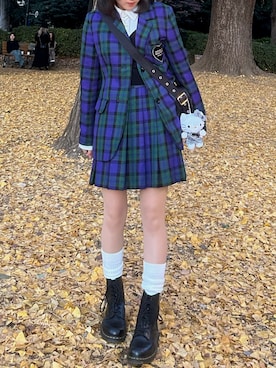 「MILK（ミルク）のアイテム」を使った、amiさん（レディース・154cm）の冬コーディネート