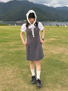 「idem（イデム）のアイテム（トップス）」を使った、ami♡さん（レディース・154cm）の秋コーディネート