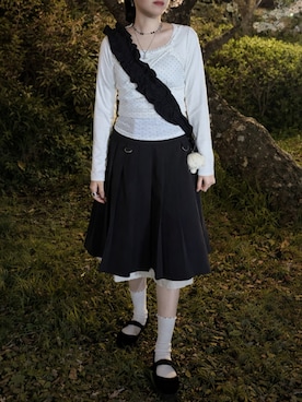 「idem（イデム）のアイテム」を使った、ami♡さん（レディース・154cm）の春コーディネート