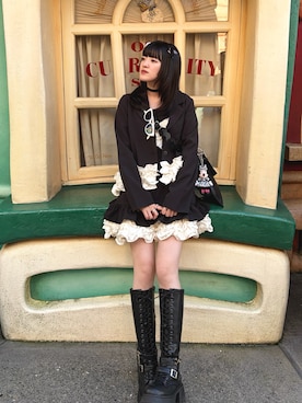 「idem（イデム）のアイテム」を使った、ami♡さん（レディース・154cm）の秋コーディネート