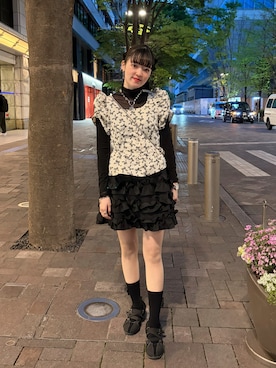 「MILK（ミルク）のアイテム」を使った、ami♡さん（レディース・154cm）の春コーディネート