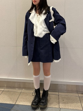 「idem（イデム）のアイテム（トップス）」を使った、amiさん（レディース・154cm）の春コーディネート