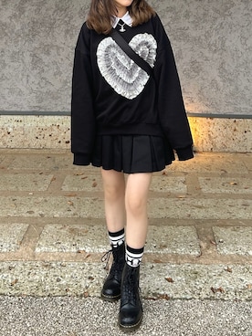 「MILK（ミルク）のアイテム」を使った、amiさん（レディース・154cm）の秋コーディネート