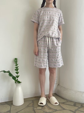 「タックイン」｜「アイテム（その他トップス）」を使った、キッドブルーさん（レディース・164cm）の夏コーディネート