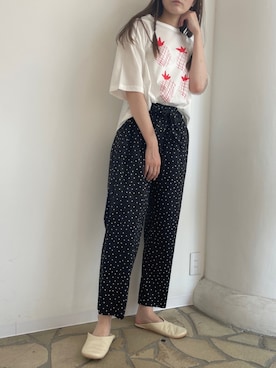 「KID BLUE（キッドブルー）のアイテム」を使った、キッドブルーさん（レディース・160cm）の夏コーディネート