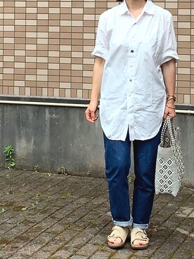 enonoさん（レディース・157cm）の夏コーディネート