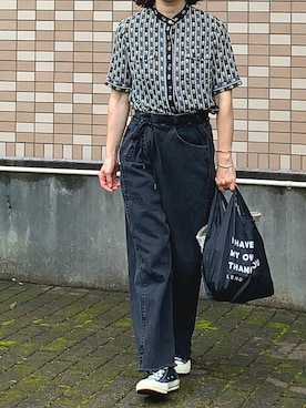 enonoさん（レディース・157cm）の夏コーディネート