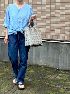 enonoさん（レディース・157cm）の夏コーディネート