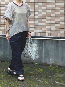 enonoさん（レディース・157cm）の夏コーディネート