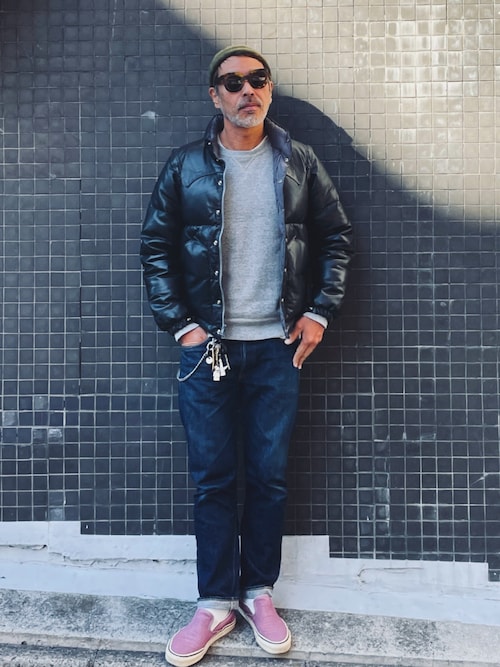 コンチョ レザー チェーン ウォレット（財布）｜RRL（ダブル アール