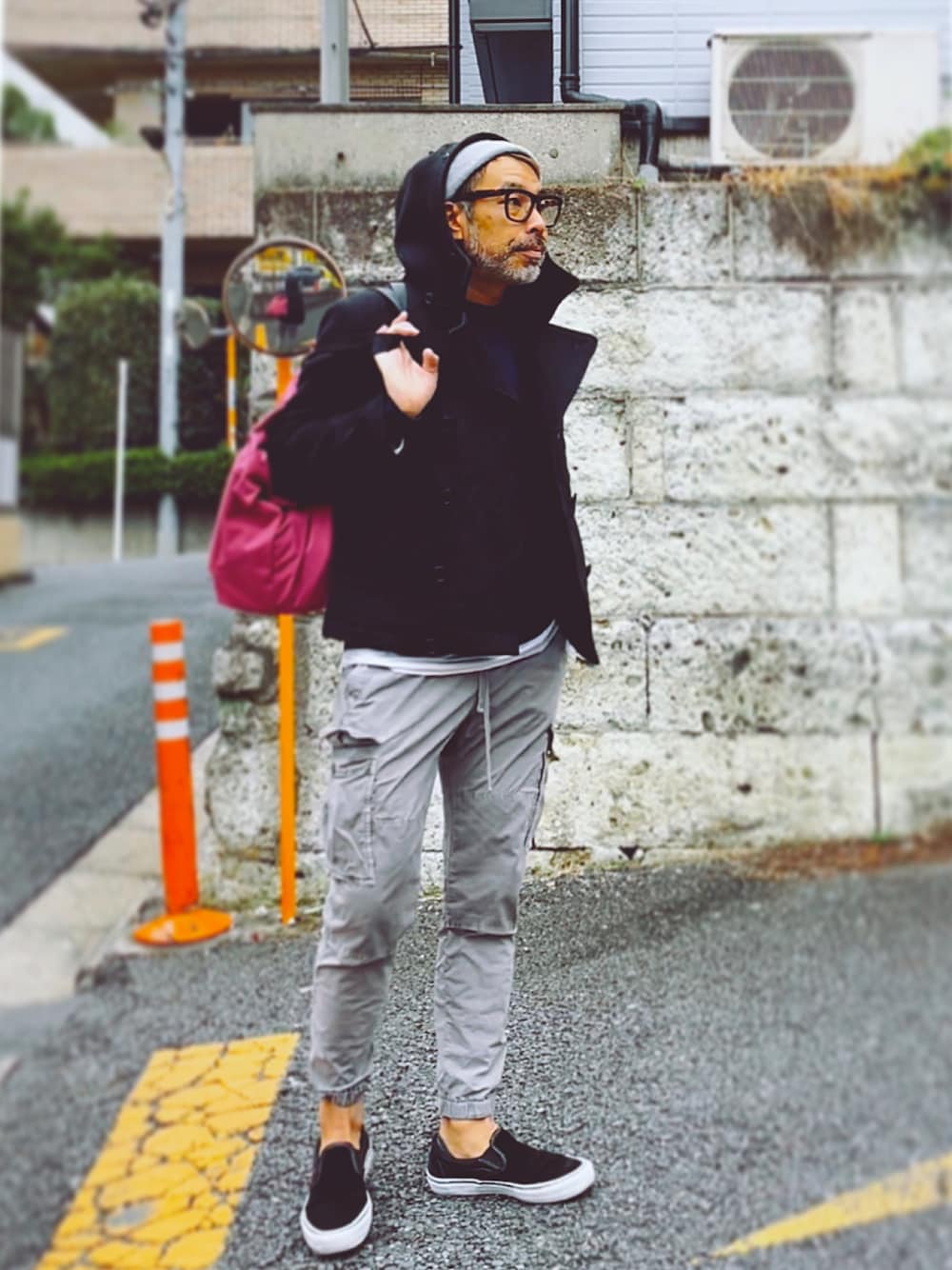 CABANE de ZUCCaのピーコートを使った人気ファッションコーディネート