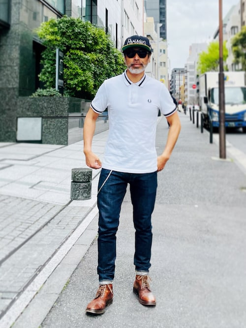 セール】FRED PERRY: SHIPS 別注 ENGLAND ポロシャツ 20SS