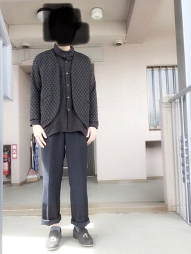「NANO universe（ナノユニバース）のアイテム（その他シューズ）」を使った、kumaさん（メンズ・174cm）の春コーディネート