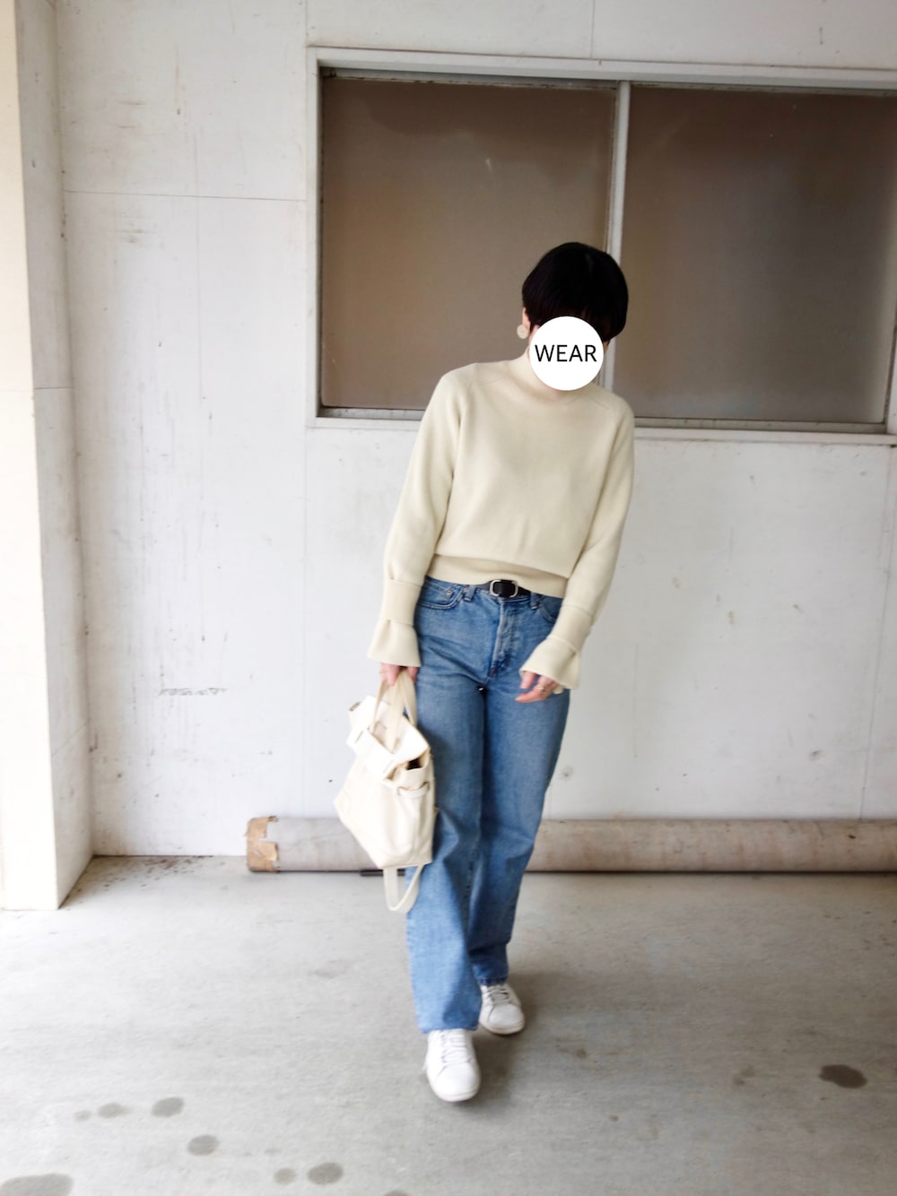 ☆未使用＜PHEENY＞スリットハイネックニットプルオーバー PHEENY（フィーニー）の「＜PHEENY＞スリットハイネックニット