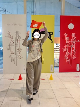 「アイテム（ピアス（片耳用））」を使った、srinさん（レディース・164cm）の春コーディネート