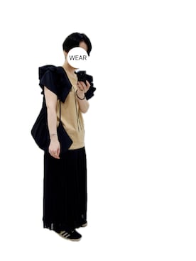 「アイテム（ボディバッグ/ウエストポーチ）」を使った、srinさん（レディース・164cm）の秋コーディネート