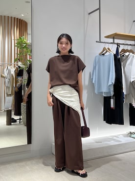 「2.718（ニーテンナナイチハチ）のアイテム」を使った、mihoさん（レディース・163cm）の夏コーディネート