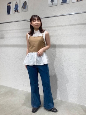 「アイテム（その他シューズ）」を使った、はやたさん（レディース・158cm）の夏コーディネート