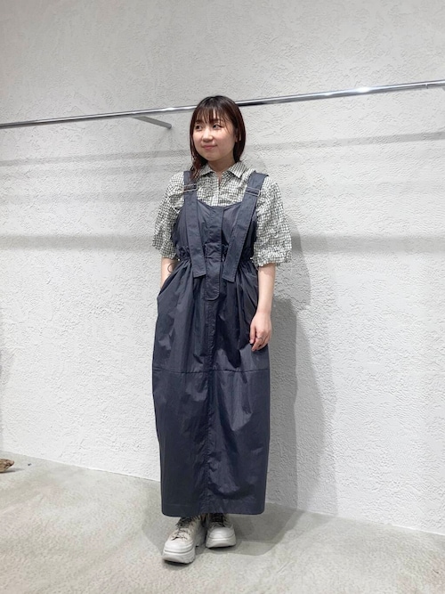 ワッシャーチェックシャツ