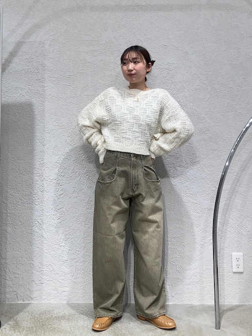 セール】グリッドパターンニット（ニット/セーター）｜KBF