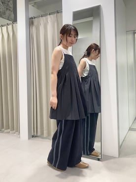 「アイテム（パンプス、イエロー系）」を使った、はやたさん（レディース・158cm）の夏コーディネート