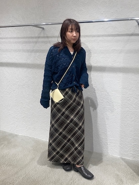 「アイテム（財布）」を使った、はやたさん（レディース・158cm）の秋コーディネート