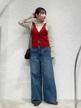 「アイテム（その他トップス）」を使った、はやたさん（レディース・158cm）の秋コーディネート