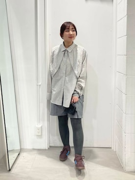 「アイテム（財布）」を使った、はやたさん（レディース・158cm）の冬コーディネート