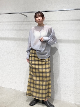 「アイテム（ブラジャー）」を使った、はやたさん（レディース・158cm）の秋コーディネート