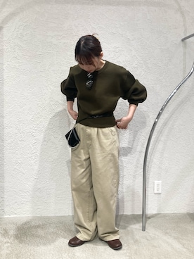 「アイテム（財布）」を使った、はやたさん（レディース・158cm）の秋コーディネート
