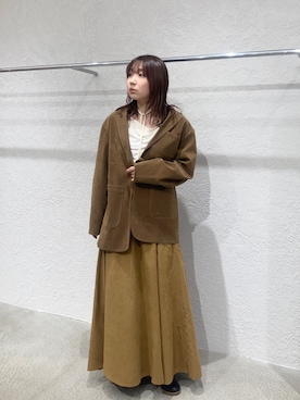 「イチ推しジャケットスタイル」｜「アイテム（スニーカー）」を使った、はやたさん（レディース・158cm）の秋コーディネート