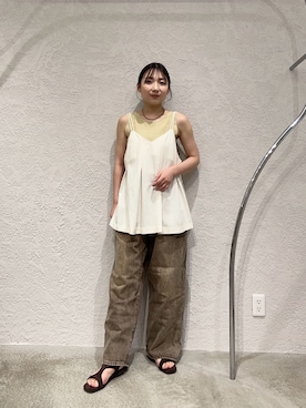 「KBF（ケイビーエフ）のアイテム（アクセサリー）」を使った、はやたさん（レディース・158cm）の夏コーディネート
