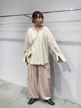 「アイテム（財布）」を使った、はやたさん（レディース・158cm）の秋コーディネート