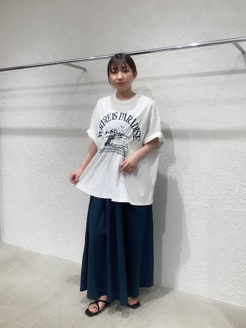 ドロストチェックキャミワンピース
