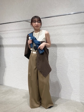 「KBF（ケイビーエフ）のアイテム」を使った、はやたさん（レディース・158cm）の秋コーディネート