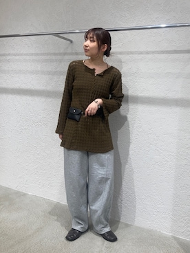 「アイテム（ブレスレット）」を使った、はやたさん（レディース・158cm）の秋コーディネート