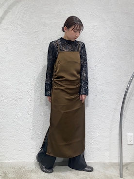 「アイテム（その他シューズ、グレー系）」を使った、はやたさん（レディース・158cm）の秋コーディネート