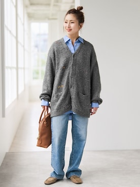 「PENNEYS（ぺニーズ）のアイテム」を使った、Moeriさん（レディース・160cm）の秋コーディネート