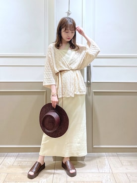 𝘵 𝘰 𝘺 𝘰 .さん(レディース・160cm)の夏コーディネート