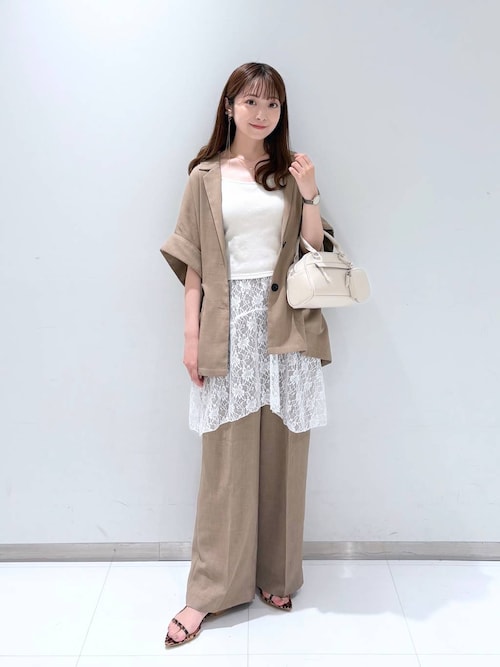 LOWRYS FARM ネックレス プレート2SETネックレス 257119